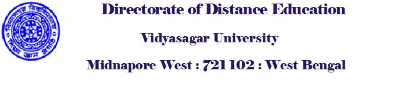 Directorate of Distance Education, Vidyasagar University-image