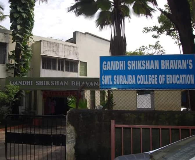 Gandhi Shikshan Bhavan''s Smt. Surajba College of Education-image