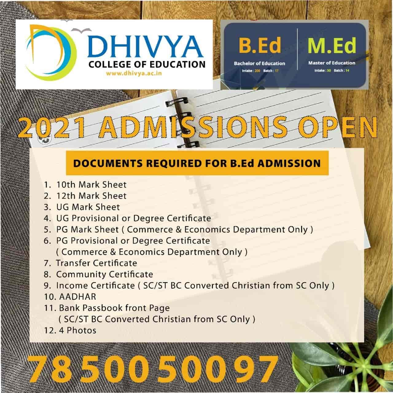 Dhivya College of Education-image