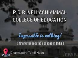 P.D.R Vellachiammal College of Education-image